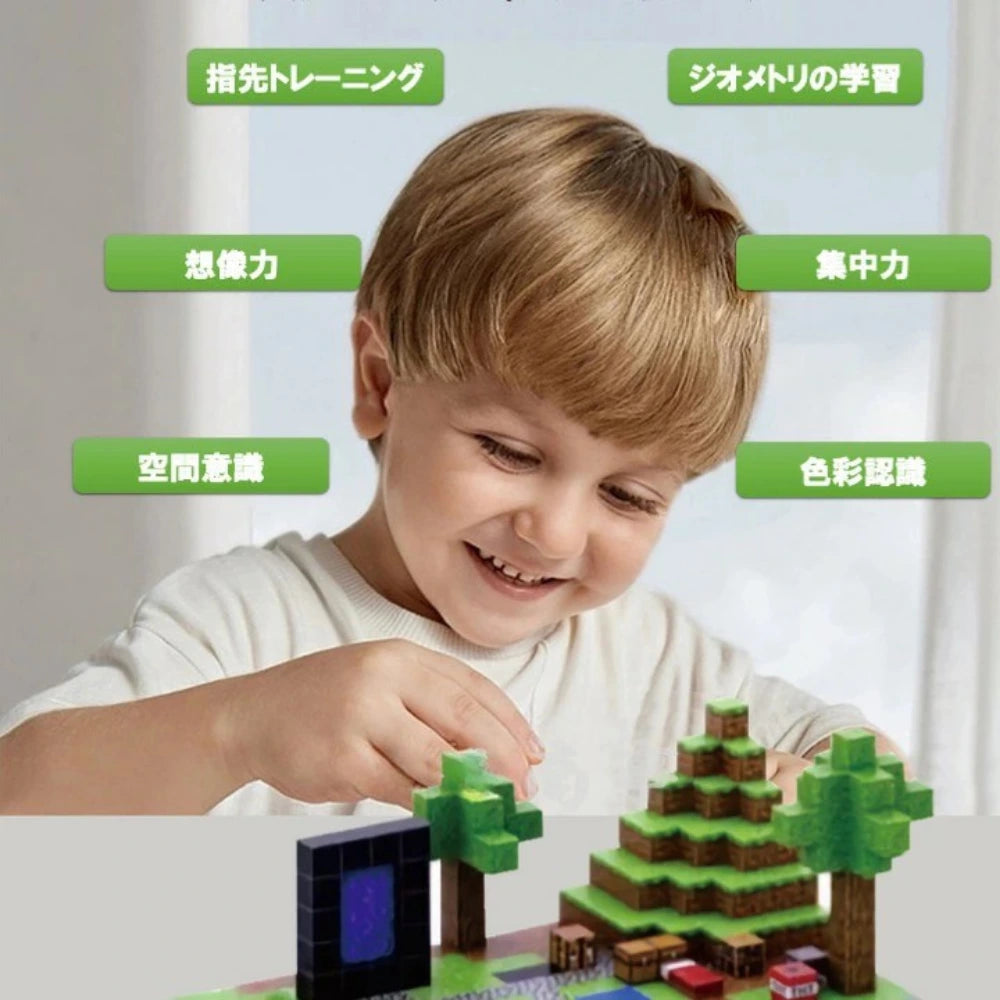 【★価格挑戦中】磁石ブロック™|SNSで話題沸騰中