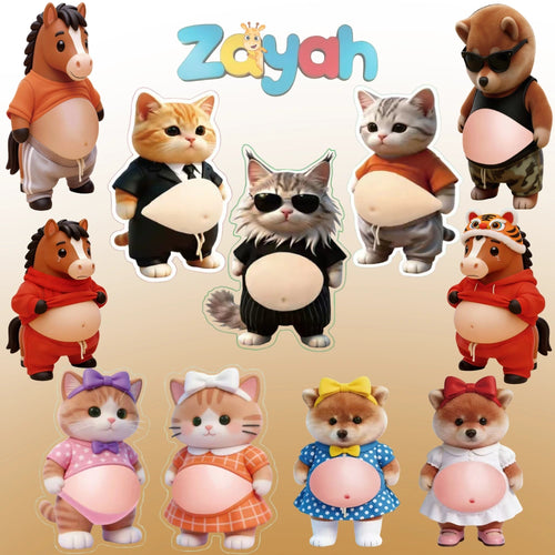 【新モデル】3Dぷにぷに癒しシール™｜SNS大バズリ中