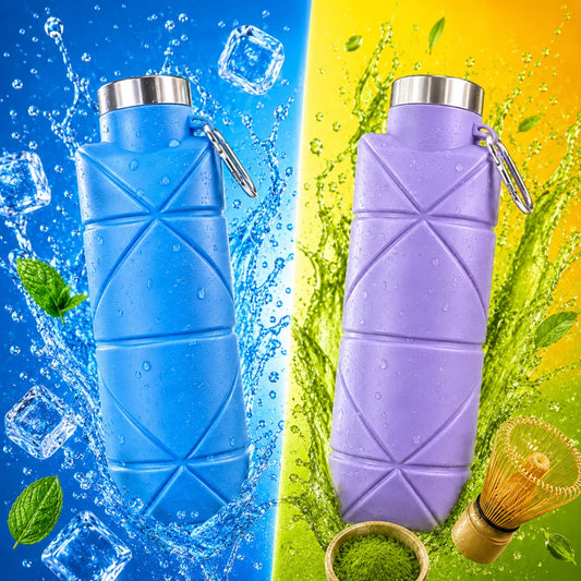 【夏の水分補給に】折りたたみシリコンボトル™｜700mL 大容量