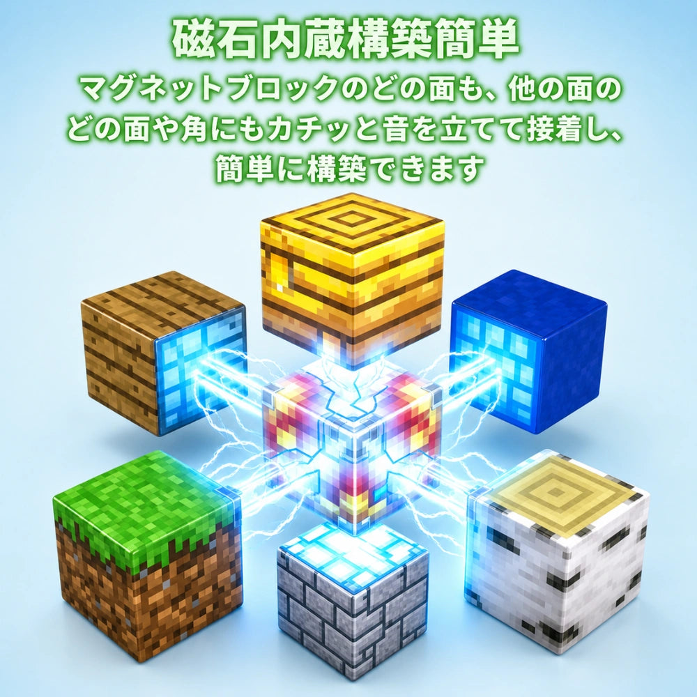 カチッと簡単。遊びながら“考える力”が育つ知育磁石ブロック™