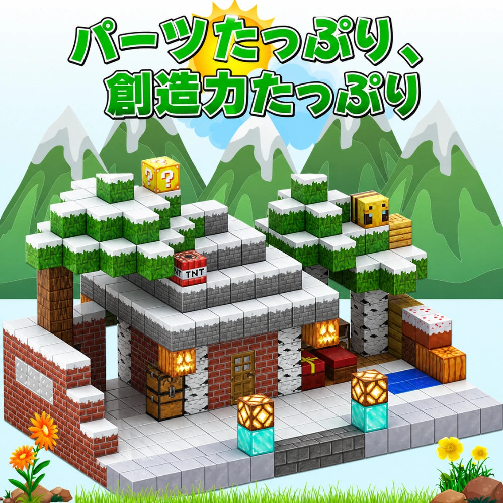 カチッと簡単。遊びながら“考える力”が育つ知育磁石ブロック™