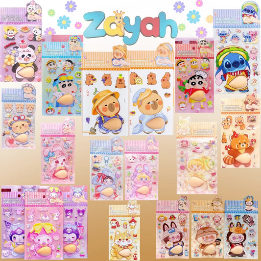 【新モデル】3Dぷにぷに癒しシール™｜SNS大バズリ中